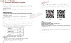 UNI-T UTi260B Infrared Thermal Imager Camera Temperature Detector Max 550℃ PC So