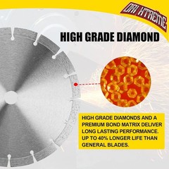 14 Inch Diamond Concrete Saw Blade Turbo Segmented General Purpose 1″-20mm Arbor