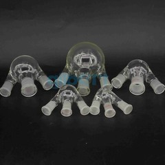 10/25/50/100/250/500/1000ml 3 Necks Joint GG17 Glass Flask Round Bottom Lab