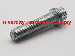 1/4-20×1 Alloy Steel 12 Point Flange Screws 1/4x20x1 Extra Strong Bolts 1/4×1 ZN