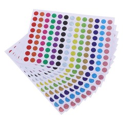 Self Adhesive Laser Color Coding Labels Assorted Shades for Home and Office Use