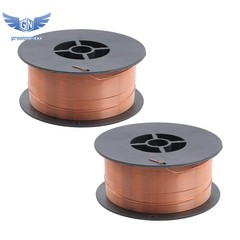 2 Pack Mig Solid Welding Wire ER70S-6 .030 inch 2LBS Mild Steel Gas Mig Wire