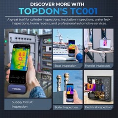 New products in 2026 Topdon TC001 Thermal Imaging Camera 256×192 IR Resolution