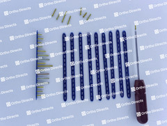 LCP Narrow Locking Plates 4-16 Holes W/ Screws 78 Pcs Surgical Set Tianium Grade