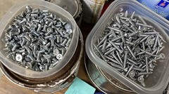 NEW COMMERCIAL METAL DOOR HINGE SCREWS #12-24 1/2″ PHILLIPS HEAD 410 STAINLESS