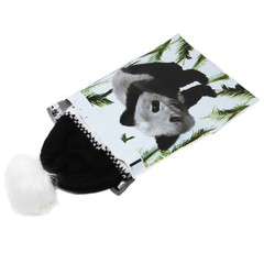 10×13 Panda Bear Poly Mailers, Black and White Self Seal Shipping Mailing Bags