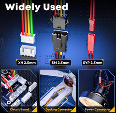 Kit crimpadora JST 29 conectores 2.5mm + pelacables y alicates AWG32-20, Nuevo
