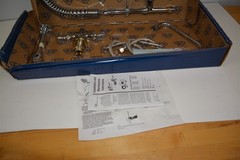 T&S Deck Mount 24 3/4in Pre-Rinse With Low Flow Spray, 24in Hose, 8″ Faucet.