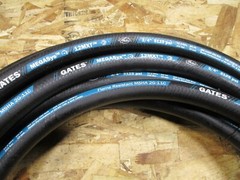 GATES HYDRAULIC HOSE 12MXT 3/4″ 25′ FEET TWO WIRE HOSE SAE 100R16 3125 PSI