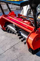 Heavy Duty Attachment 46inch Forestry Mulcher Fits Bobcat Skid Steer Loader