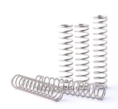 304 Stainless Steel Compression Pressure Spring Wire Dia 0.3mm-5mm Length 305mm