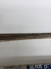 Lucas Milhaupt Sil Fos 15 Brazing Rods 15% Silver Alloy Lot of 12