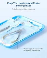 2000/Case JMU Self Sealing Sterilization Pouches Dual Indicator, Size 3.5″x6.5″