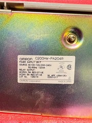 OMRON POWER SUPPLY UNIT C200HW-PA204RWIDE AC 100-240V 120VA