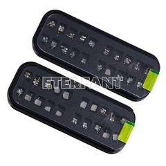 20PCs TERFANT Dental Ortho Bracket Brace Monoblock MIM Mini ROTH 018 345Hook