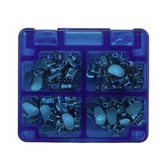 80Pcs Dental Orthodontic Buccal Tubes 1st 2nd Molar Bondable Roth MBT 0.022 3G