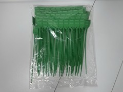 Bulk Lot Green Plastic Security Seals Numbered Tamper Evident Pull Tight Sealed