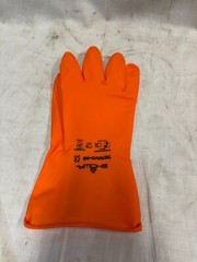 Chemical Resistant Nitrile Rubber 9mil Cleaning Gloves – Showa 707HVO – LARGE