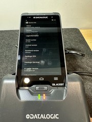 DATALOGIC DL-AXIST Barcode Scanner Battery and Charging Cradle – New Open Box