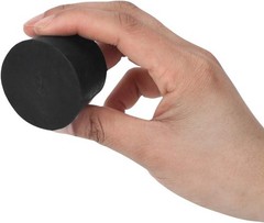 34 Pack Solid Rubber Stoppers 13 Assorted Sizes 000# – 10# Black Tapered Lab B