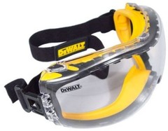 DeWalt DPG82-11 Concealer Clear Anti Fog Over Glasses Safety Goggles Z87.1