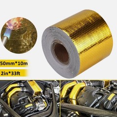 High Temp Self Adhesive Gold Intake Tape Wrap 2″ x 33Ft – Brand NEW