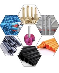 4 Pcs Plastic Pipe Fitting Reamer 3/4 Inch, 1-1/2inch, 2inch, 3inch Head