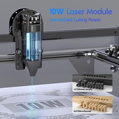 Longer RAY5 10W Laser Engraver, Laser Cutter,24000mm/min Used-B🔥 Free Honeycomb