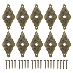 10Pcs Cabinet Knob Backplate 2.36 Inch Diamond Shape Backplate