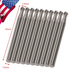 Dental Midwest Friction Grip FG #4 Round Carbide Burs 100/Pk