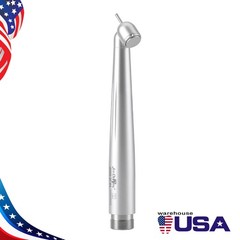10X Dental 45Degree Push Button High Speed Handpiece Single Water Spray 2Holes