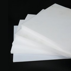 PTFE Sheet Plate Hard Plastic Panel High Temperature Thick 2mm-30mm White/Black