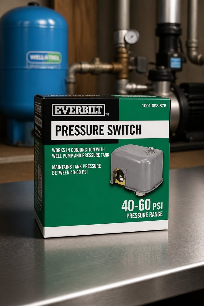 Everbilt 40-60 PSI Well Pump Pressure Switch