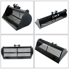 Screening Bucket Attachment For 0.8-1.5 TonMini Excavator 800mm