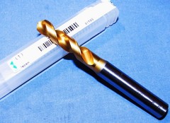 OSG Screw Machine Length Drill Bit: 8.60 mm (0.3386) Dia, 120 deg, Vanadium