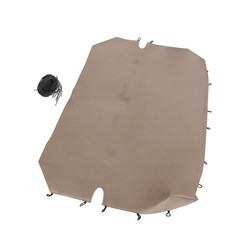 Bench Seat Cover Ford Chevy Dodge Full Size Trucks PU Leather Beige Deluxe
