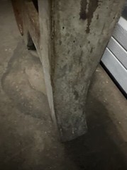 Vintage “The National Supply Co” Toledo Ohio Cast Iron Pair Of Legs Off Lathe