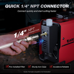 2026 ARCCAPTAIN 60A Non-HF Plasma Cutter 4-in-1, 1-1/16″ Cut, IPT60 Torch