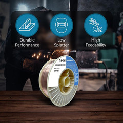 PGN Solid MIG Welding Wire – ER70S-6 .035 Inch, 44 Pound Spool – Mild Steel MIG