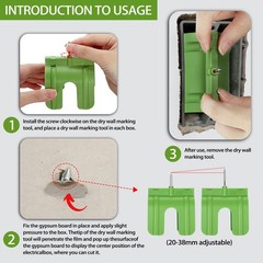 5 Pcs Outlet Marker for Drywall Installation Drywall Marking Tool for Electri…