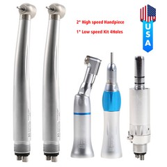 NSK Style Dental High Low Speed Handpiece / Kit 2/4 Holes Air Turbine