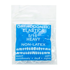 Orthodontic Elastics 3/16 Medium 4.5Oz 100 Pack Intraoral Elastic Bands Latex Fr