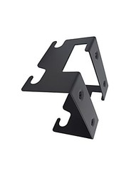 Black Metal Wall Mount Bracket 5.5×5.5×3.7″ Includes Hardware