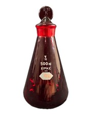 KIMAX Borosilicate Glass 500mL RAY-SORB Erlenmeyer Flask 32mm Joint Size