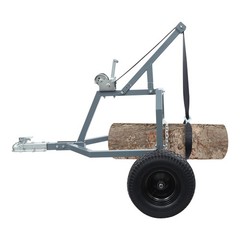 ATV Log Skidding Arch, 1600lbs Heavy-Duty Log Holder for Farm/Wood Transport
