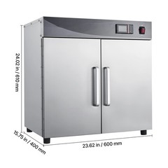 Uimoso 4 Tiers Hot Box Food Warmer Electric Food Warmer Cabinet and Dual Doors