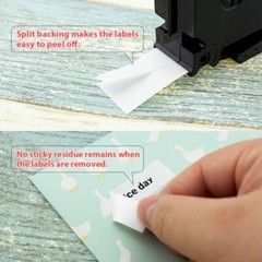 2-Pk/Pack TZe231 TZ231 Black/White Label Tape For Brother P-Touch PT-D210 12mm