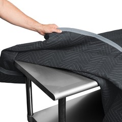 6 Moving Blanket Furniture Pads – Ultra Thick Pro – 40″ x 72″ Black