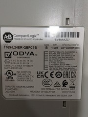 Allen-Bradley CompactLogix 1769-L24ER-QBFC1B PLC Used w/ 1769-IQ16 and 1769-OB16