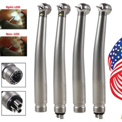 Askeadnt Dental High Speed (LED E-generator) Handpiece 4/2-Hole Push Turbine
